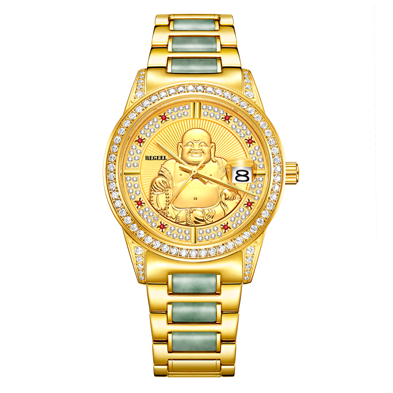 BEGEEL賓爵彌勒金佛男士機(jī)械腕表